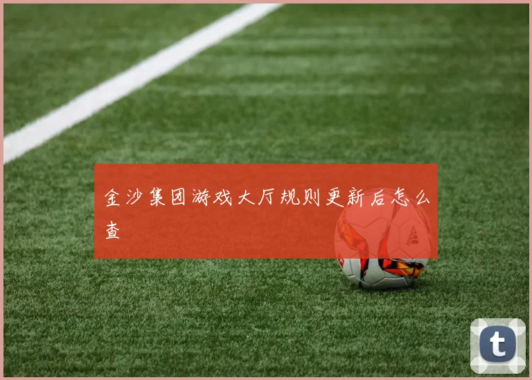 金沙集团游戏大厅规则更新后怎么查